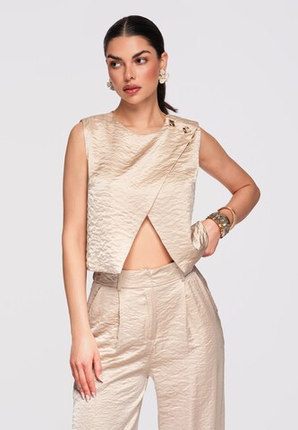 Ombre Top in Beige
