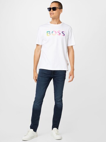 BOSS Orange - Camiseta 'Love' en blanco