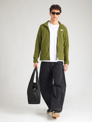 Jachetă  fleece funcțională 'GLACIER' de la THE NORTH FACE pe verde