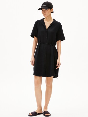 ARMEDANGELS Kleid MABELAA MUSSELIN in Schwarz