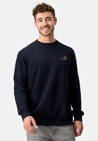 INDICODE JEANS Sweatshirt 'Julius' in Blue: front
