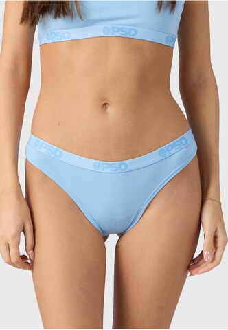 String di PSD in blu: frontale