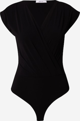 ABOUT YOU - Body camiseta 'Stina' en negro: frente