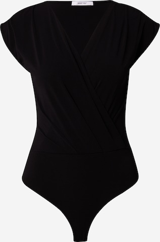 ABOUT YOU Боди-футболка 'Stina' в Черный: спереди