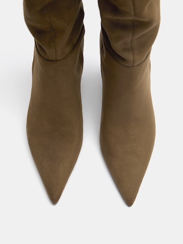 Bottes Pull&Bear en marron
