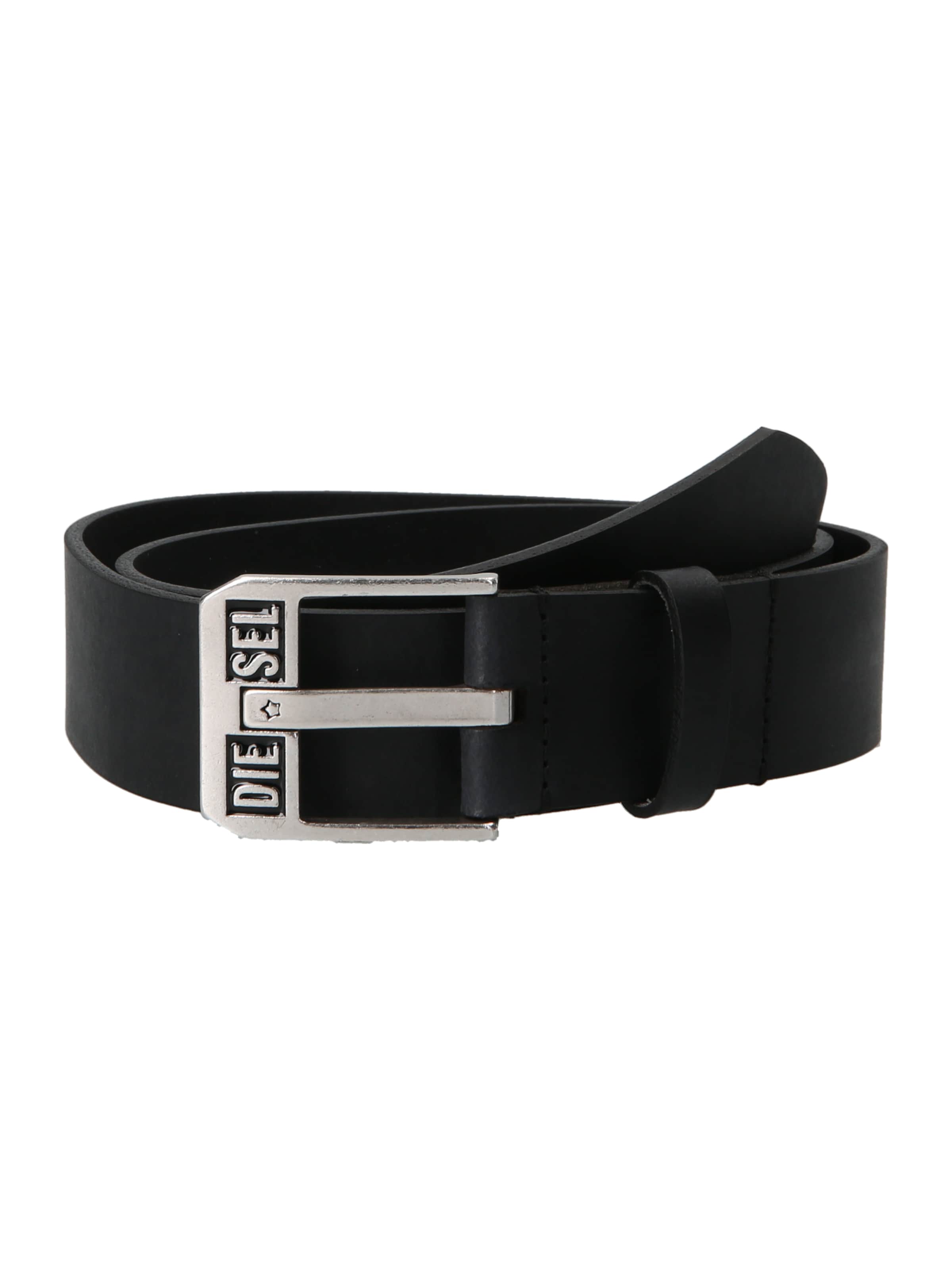 DIESEL Vyö 'BLUE STAR II' värissä musta: etupuoli