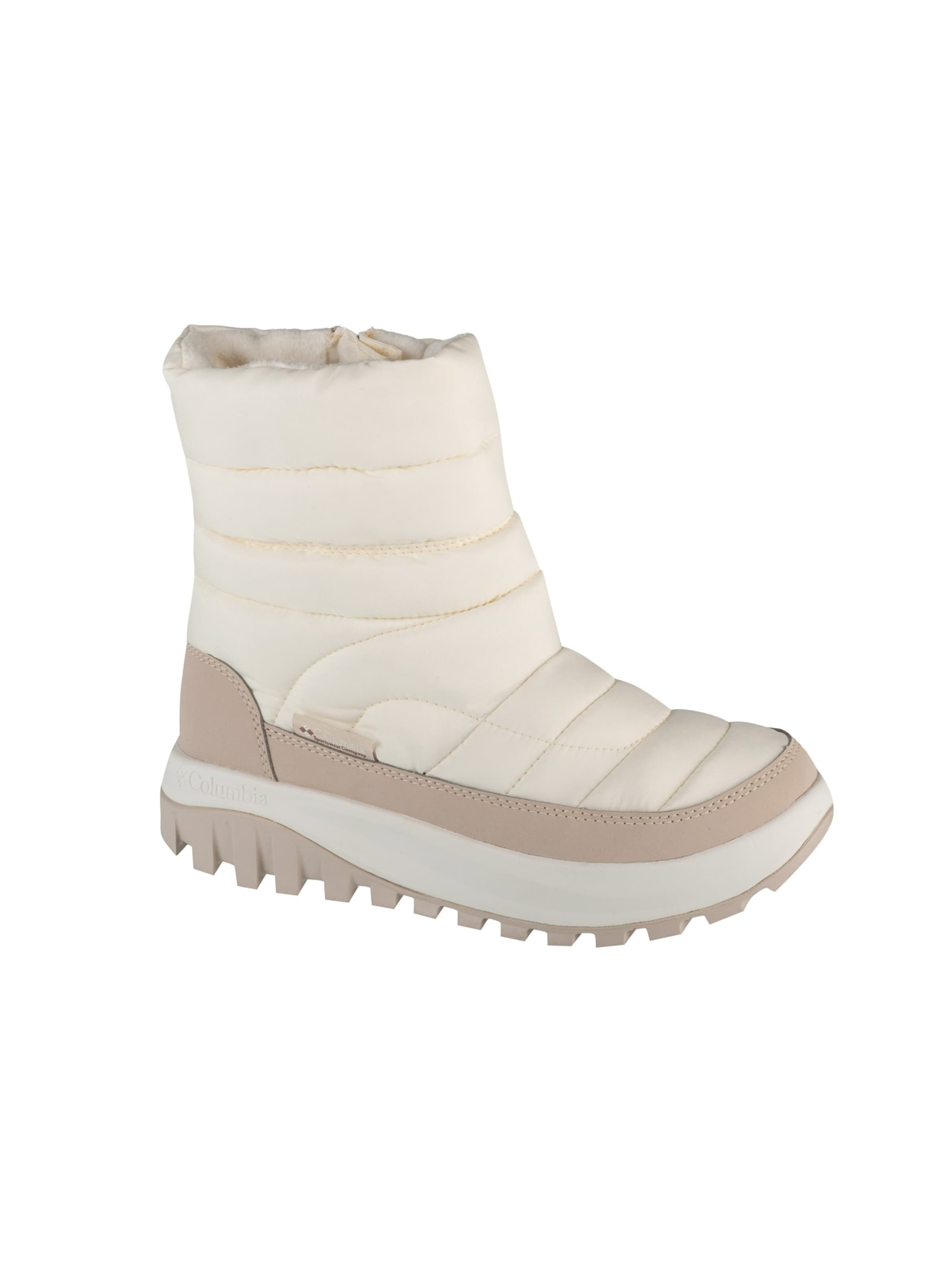 COLUMBIA Boots 'Snowtrot Mid' in Wit: voorkant
