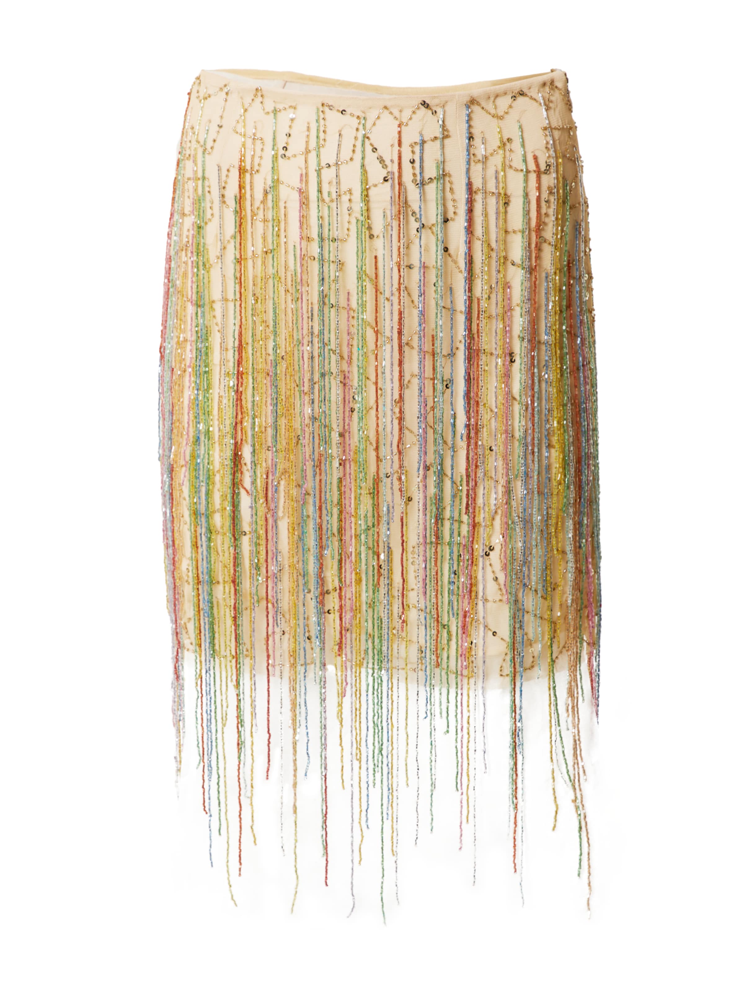 Nasty Gal Sukňa - Žltá: predná strana