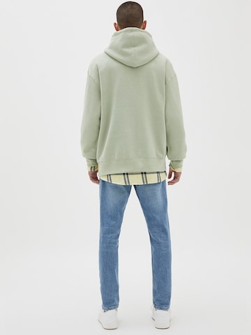 Pull&Bear Sweatshirt i grønn