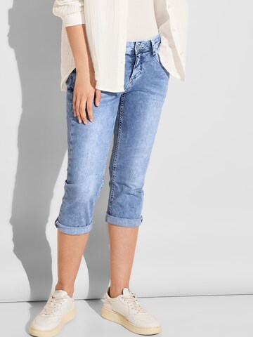 Coupe slim Jean 'Crissi' STREET ONE en bleu