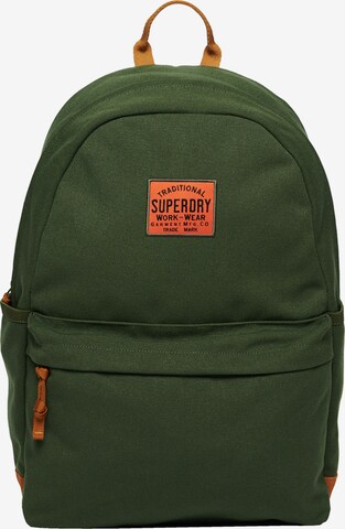 Superdry Rucksack 'Montana' in Grün: predná strana