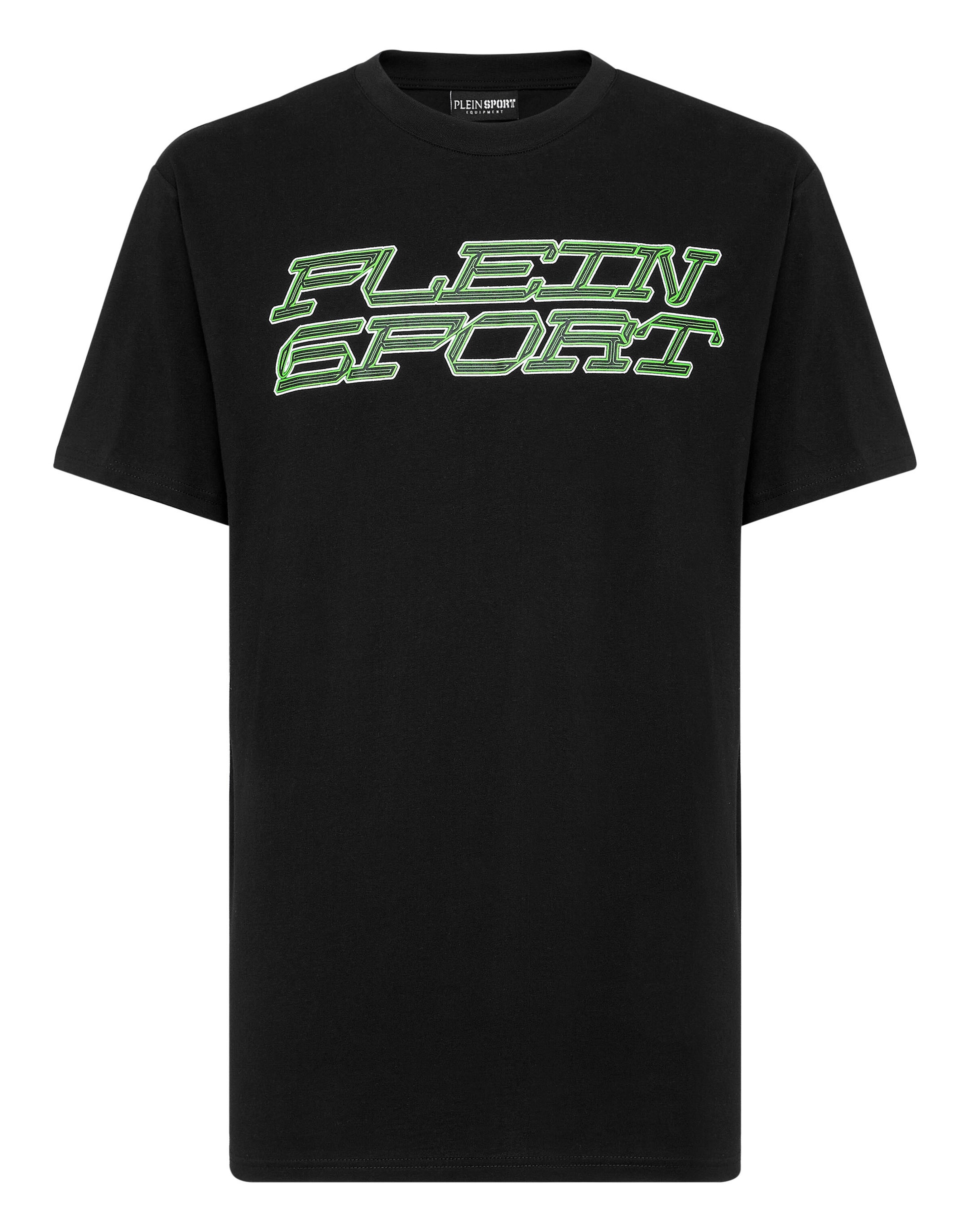 T-Shirt 'Tiger' Plein Sport en noir : devant