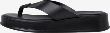 TAMARIS T-Bar Sandals in Black