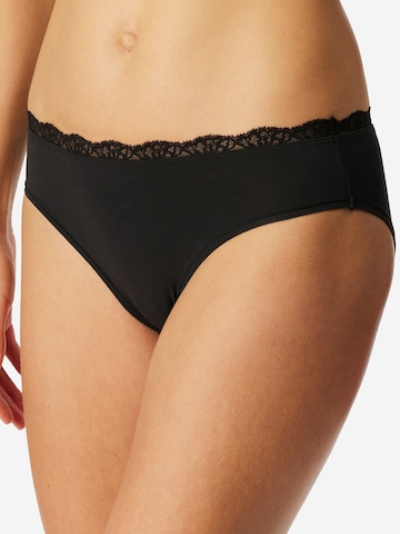 Slip SCHIESSER en noir : devant