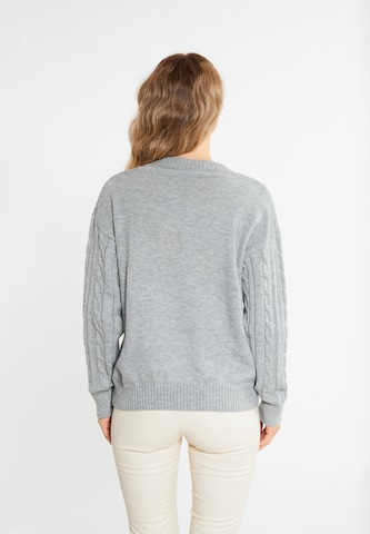 RISA Knit Cardigan 'Teylon' in Grey