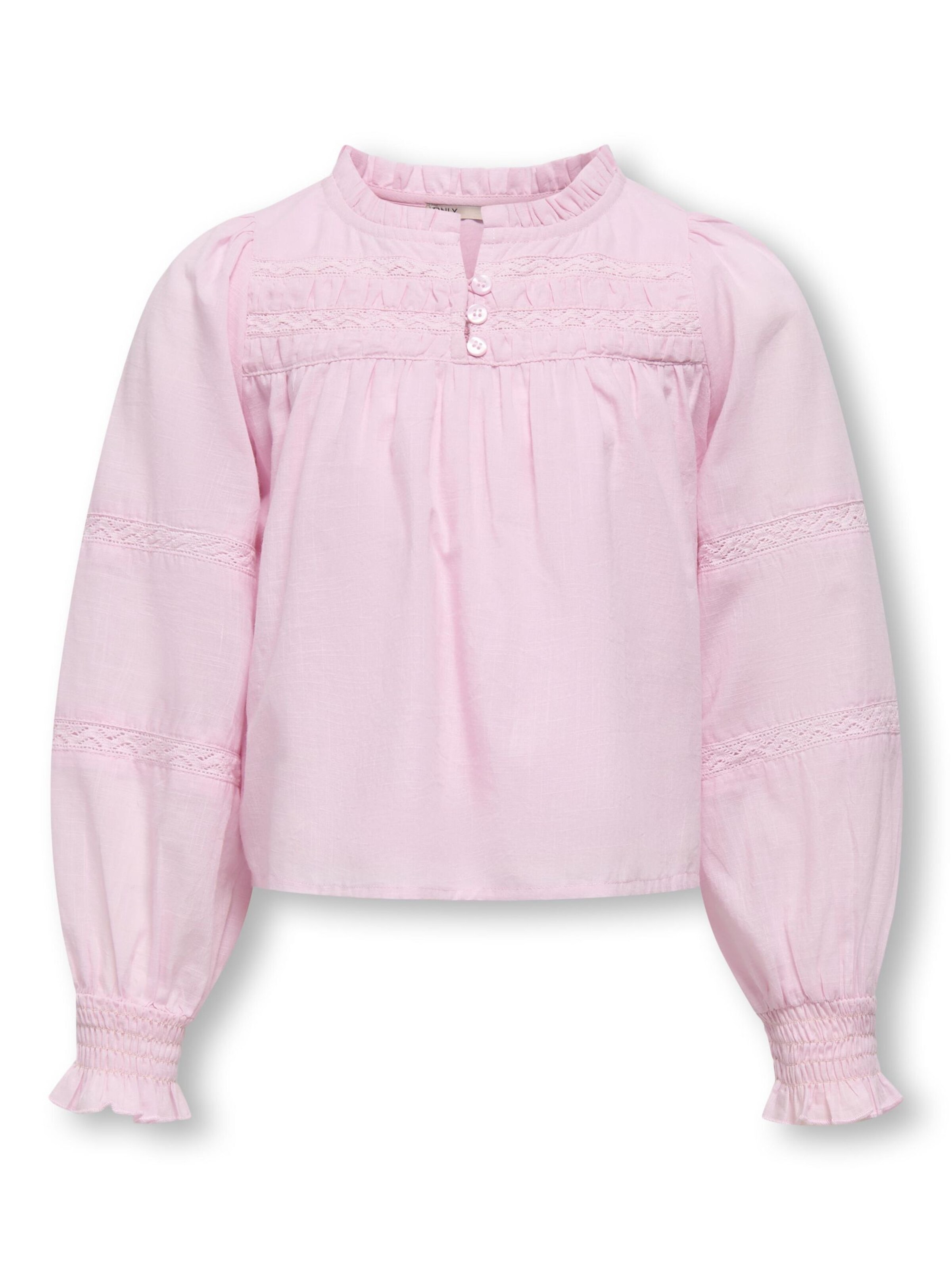 Camicia da donna di ONLY GIRLS in rosa: frontale