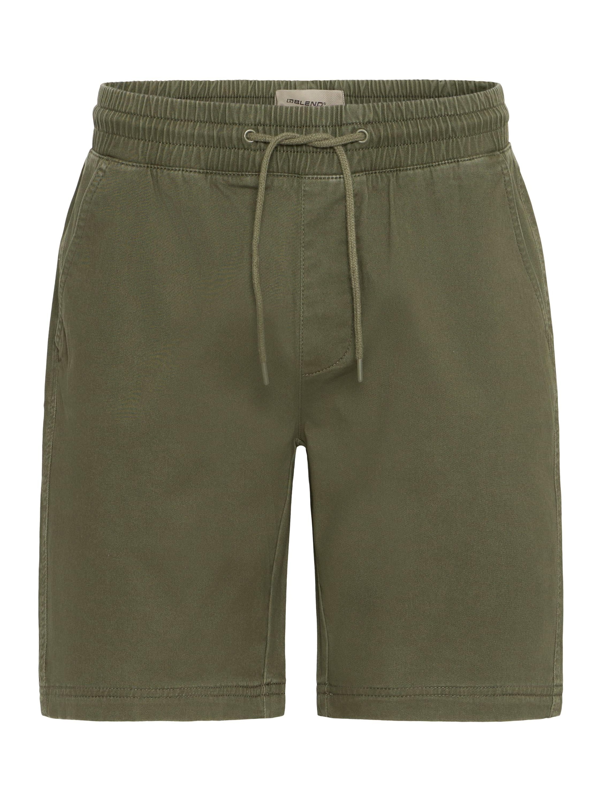 Pantalon chino 'BHEdnan' BLEND en vert : devant
