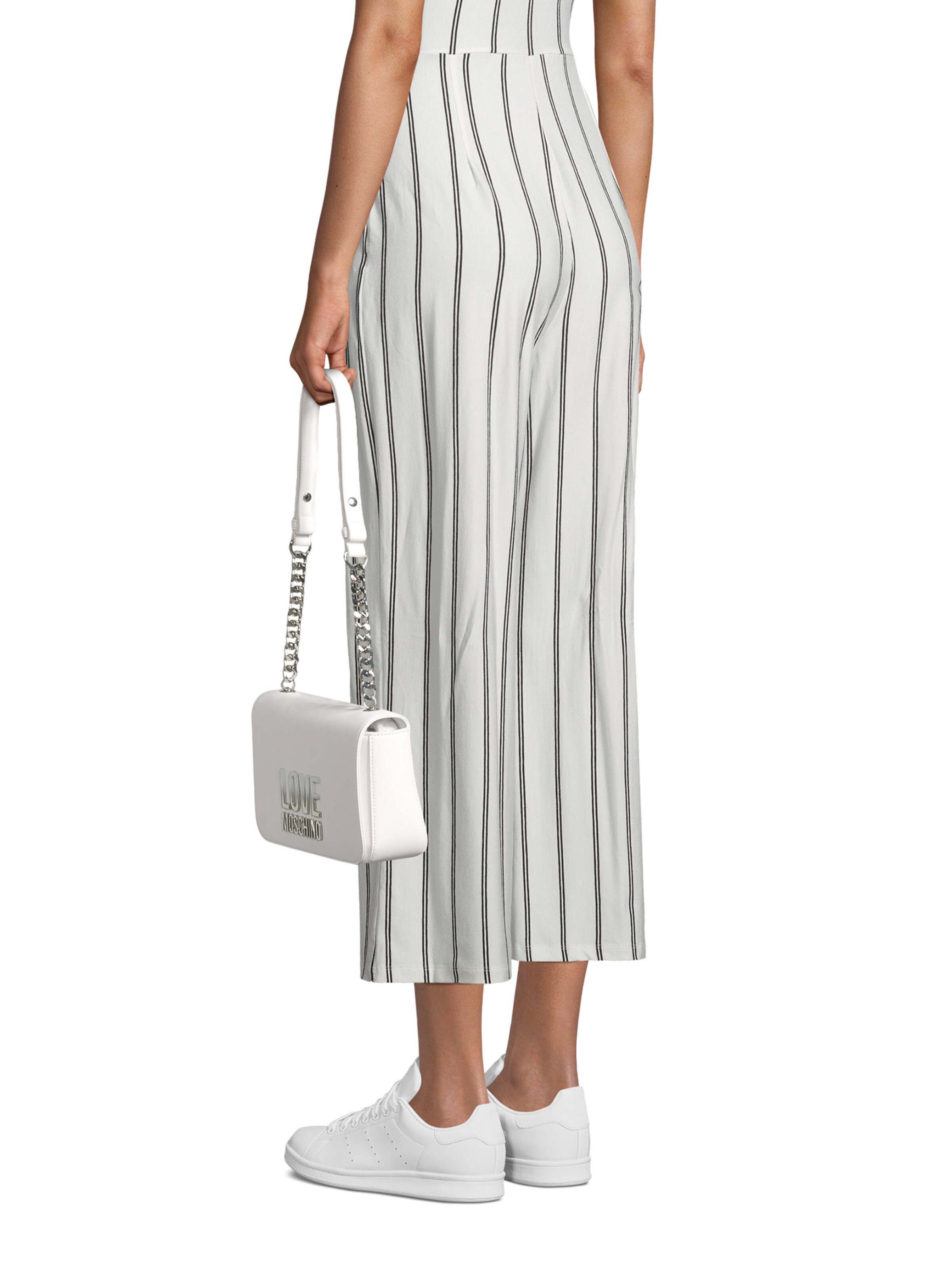 Love Moschino Skuldertaske i hvid: forside