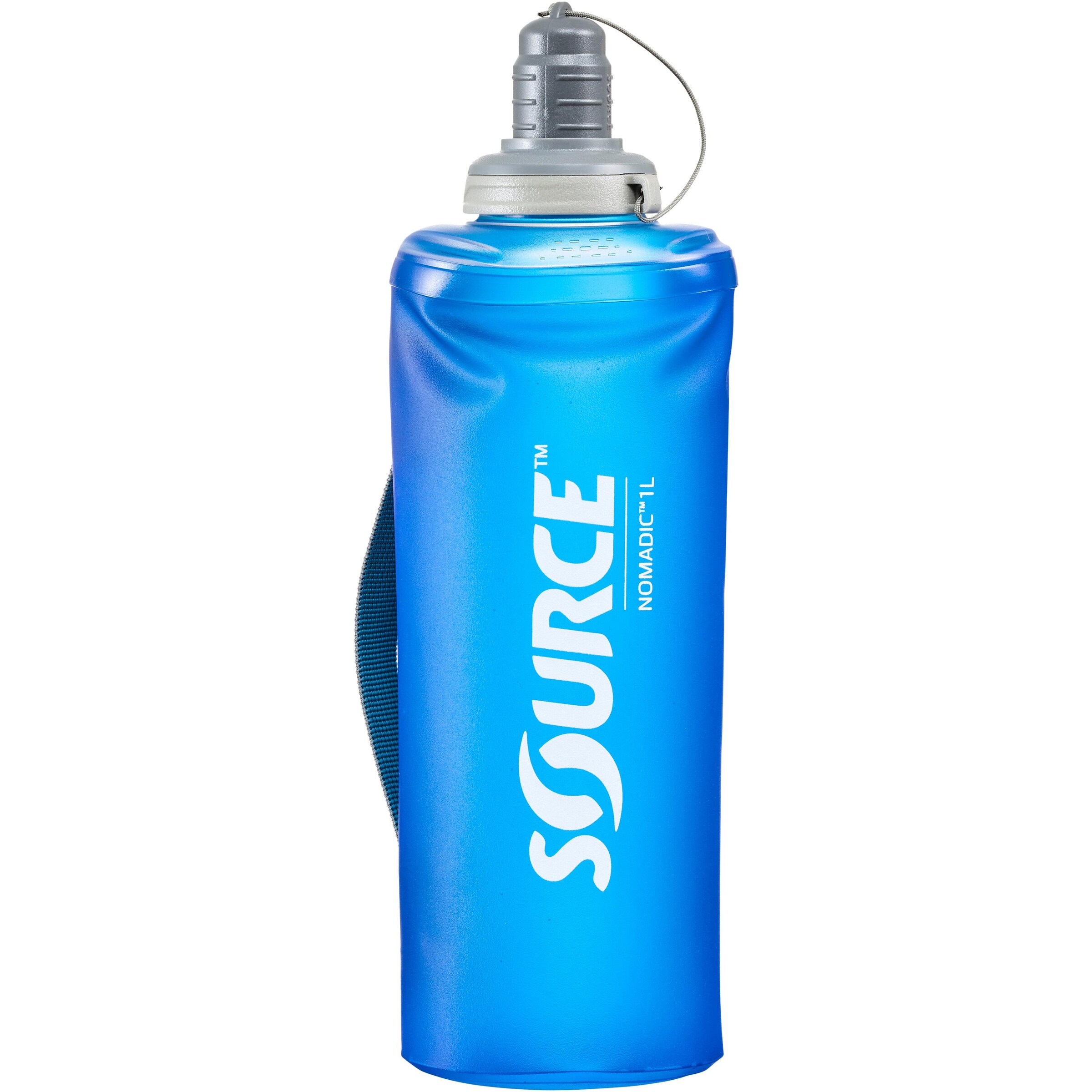 Source Drinking Bottle in Blue: front
