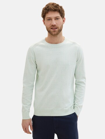 TOM TAILOR Sweater in Green