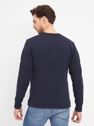 CLIPPER Pullover in Blau