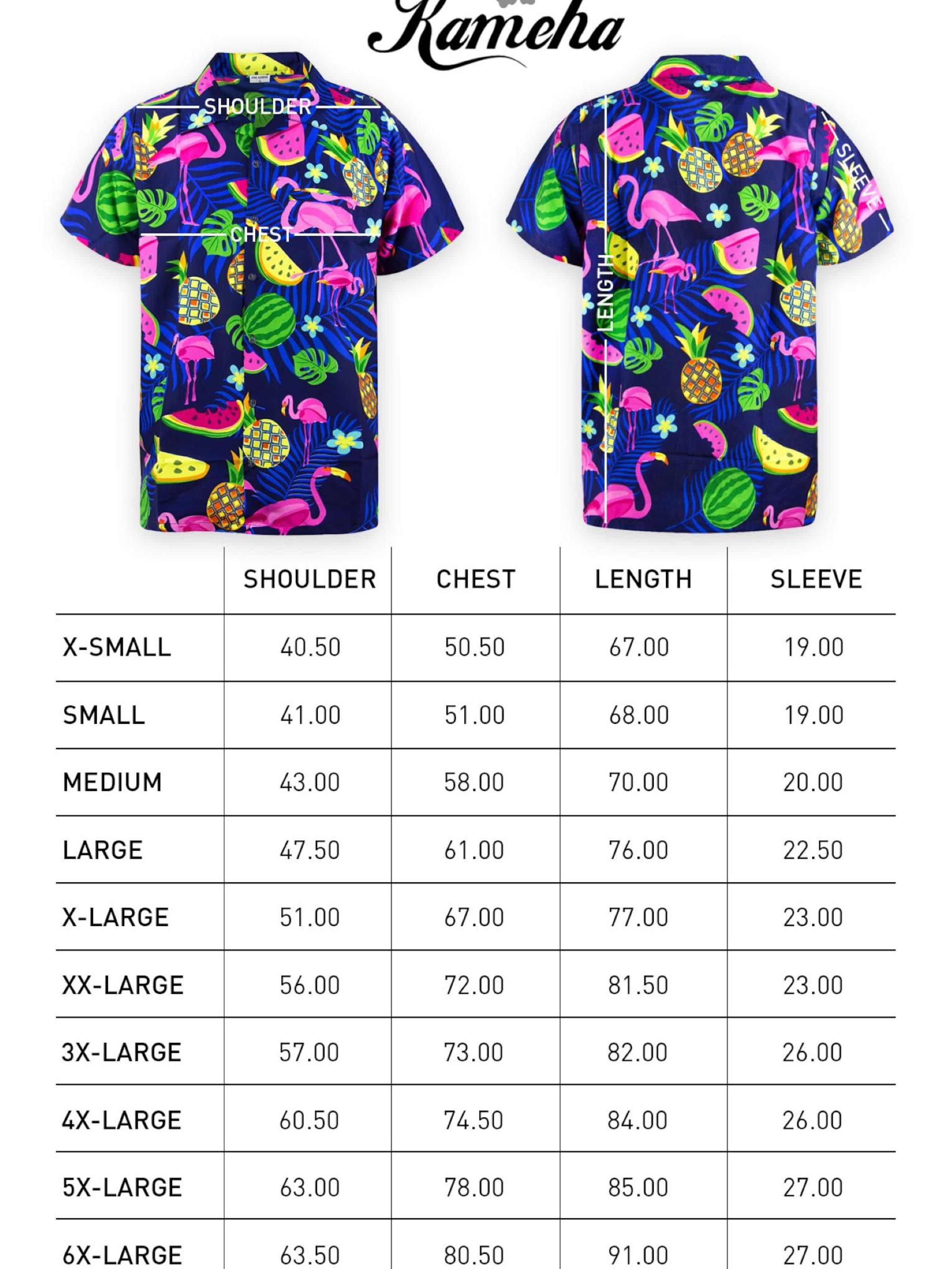 King Kameha Shirt 'Flamingo Melone'‌‌‌‌‌‌‌ in Blau