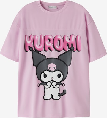 NAME IT - Camiseta 'NKFFoba Hello Kitty' en rosa: frente