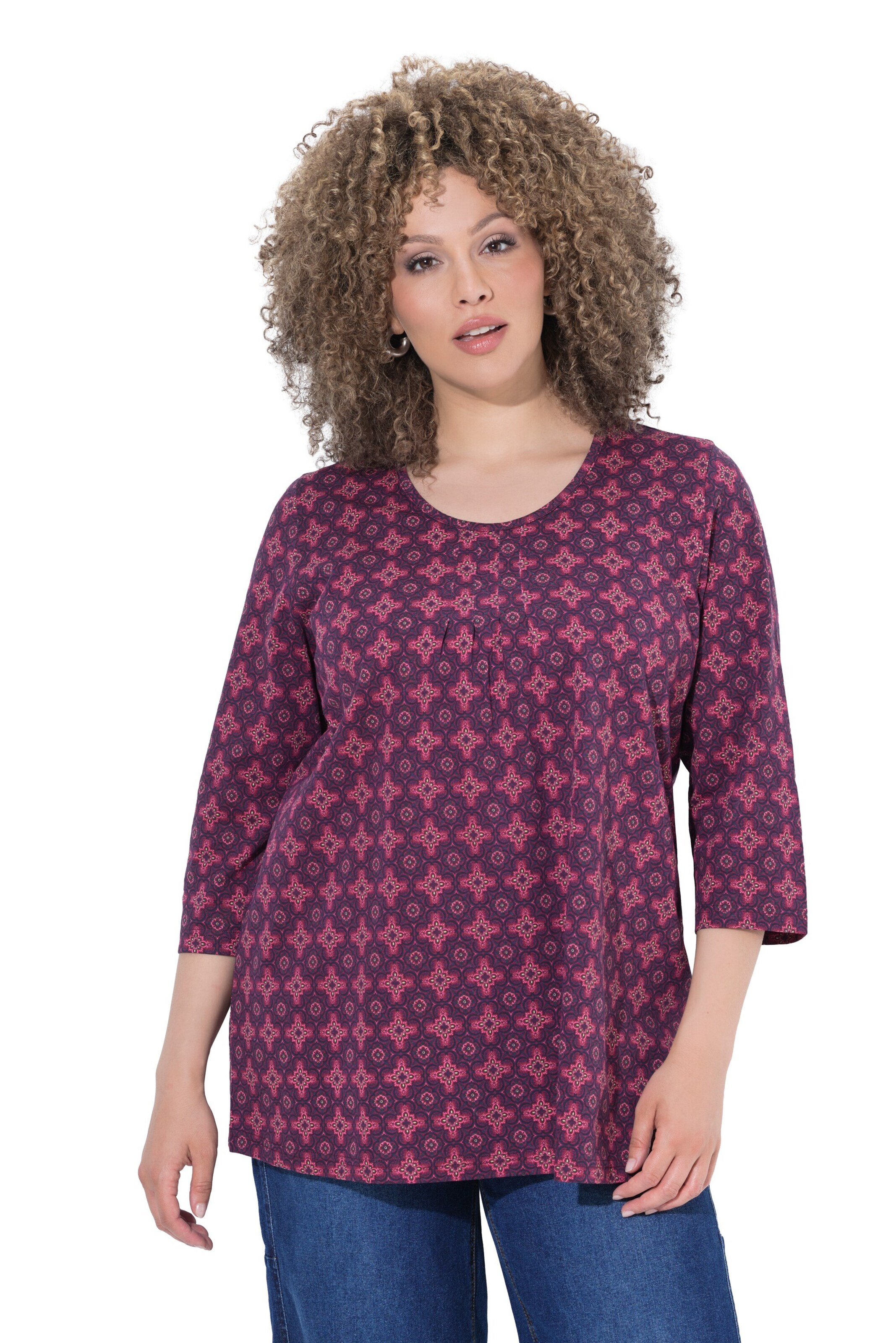 Ulla Popken Shirt in Rot: Vorderseite