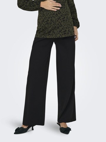 Only Maternity Regular Broek 'STILLA' in Zwart: voorkant