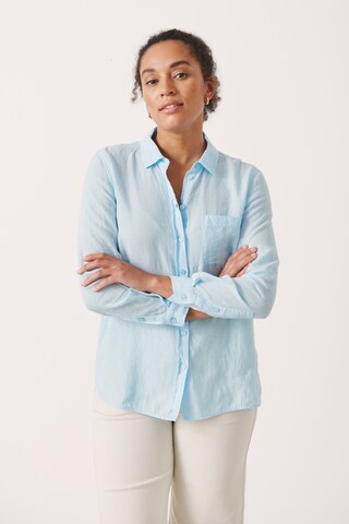 Part Two Blouse 'Kivas' in Blauw: voorkant