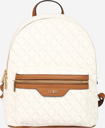 L.CREDI Backpack 'Filiberta' in White: front