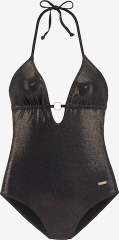 LASCANA Swimsuit in Black: front