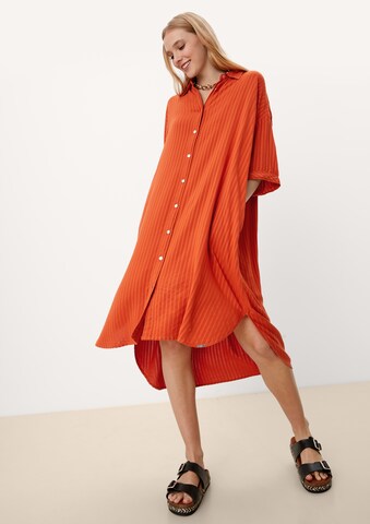 Robe-chemise QS en orange