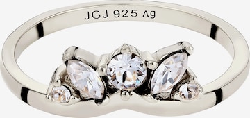 ELLI Ring 'Crown' in Silber: Vorderseite