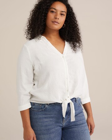 Camicia da donna di WE Fashion in bianco