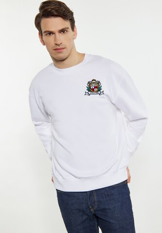 MO Sweatshirt in Wit: voorkant