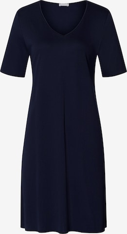 Hanro Nightgown 'Cotton Silk' in Blue: front