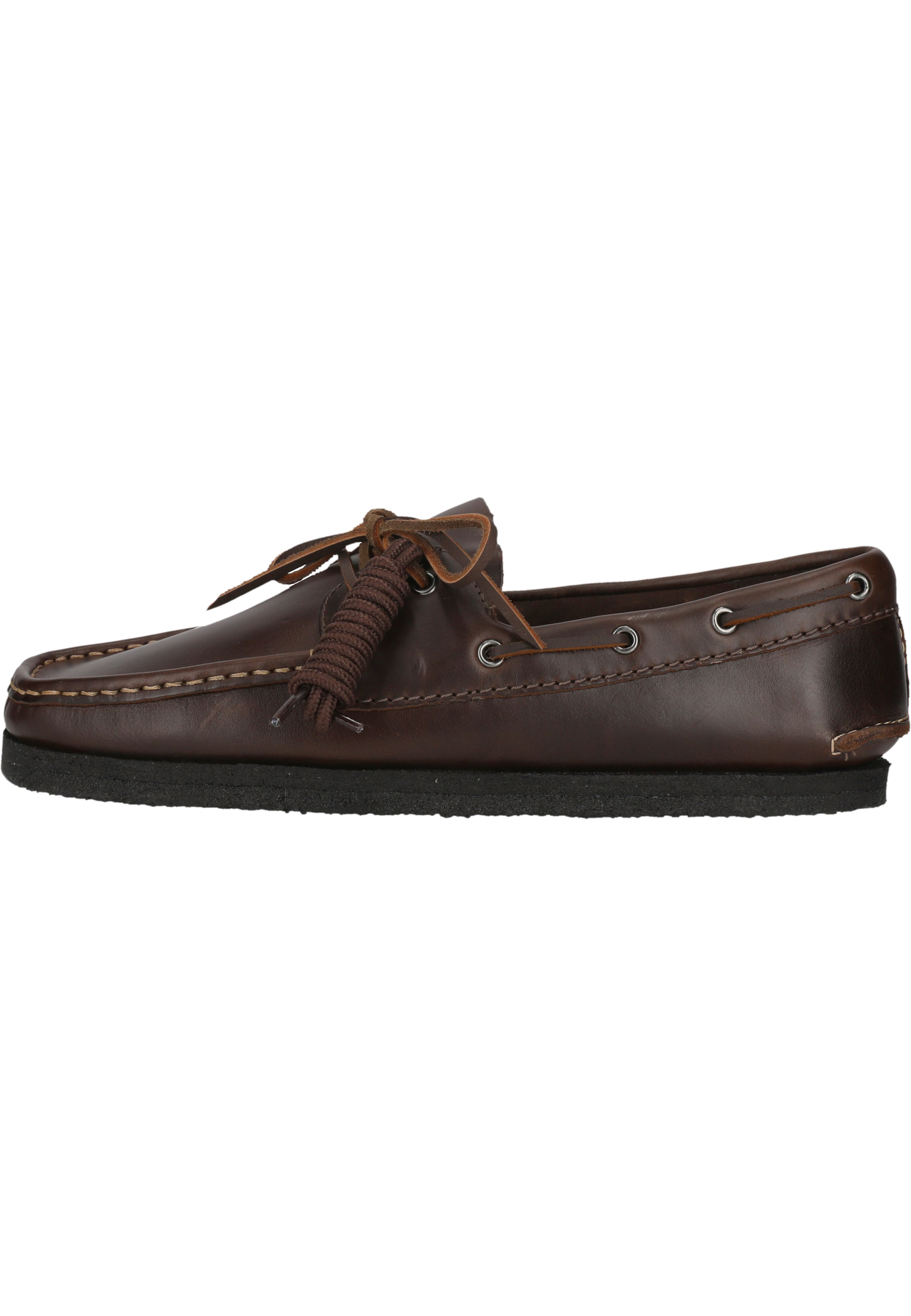 CLARKS Lace-up shoe 'Godney Boat' in Brown