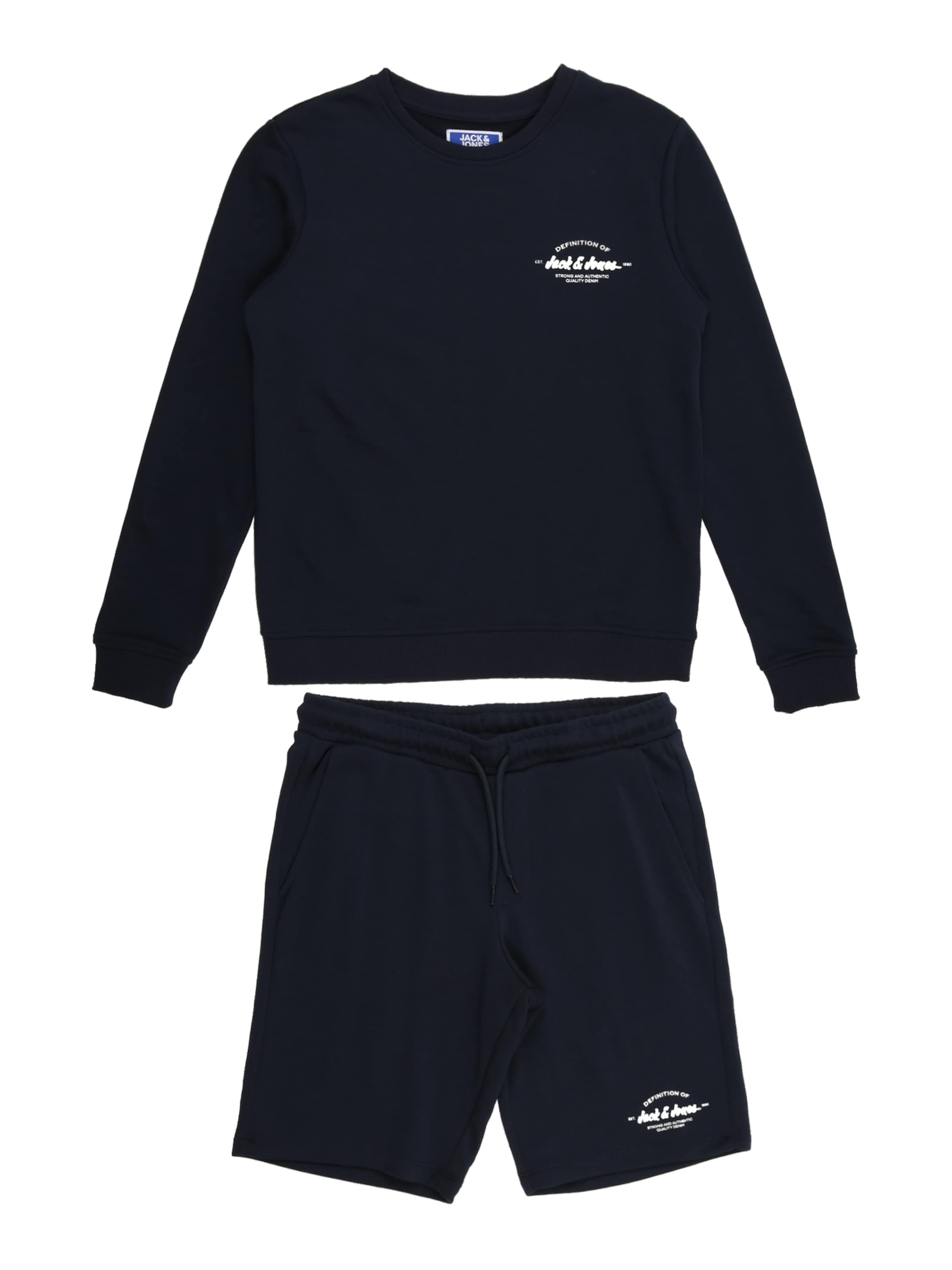 Jack & Jones Junior Sweatsuit 'JJBRANDON' in Blue: front