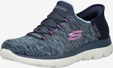 Slip on 'Summits' SKECHERS en bleu : devant