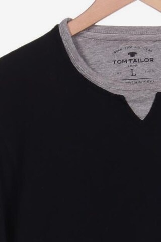 TOM TAILOR Shirt in L in Black