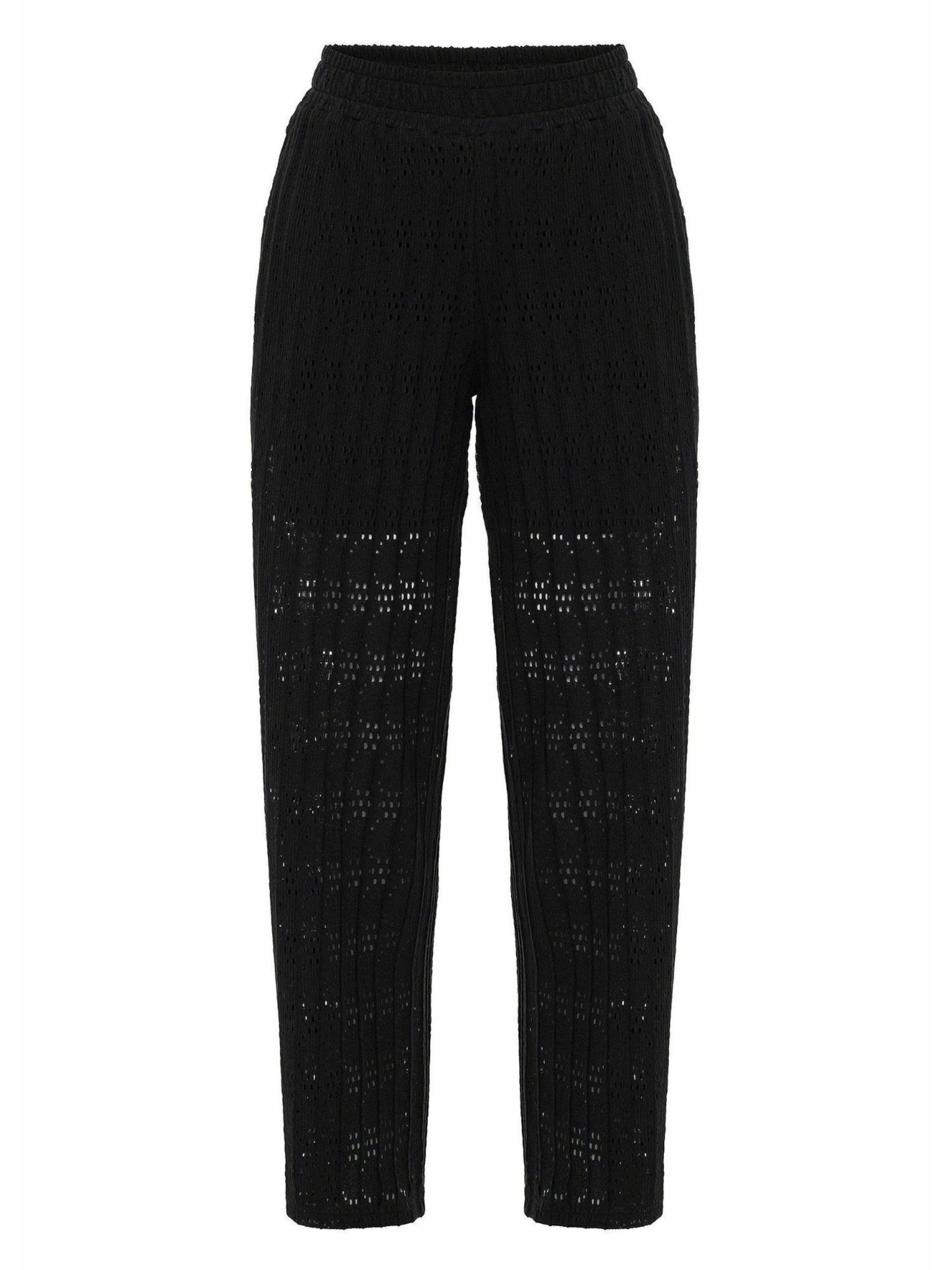 Williot regular Παντελόνι 'Johanna' σε μαύρο: μπροστά