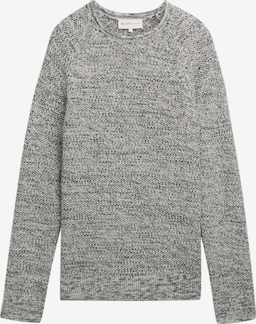 TOM TAILOR DENIM Sweater in White: front