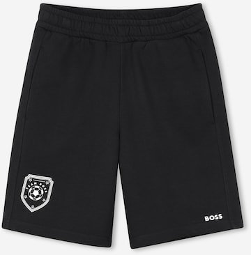 BOSS Regular Housut värissä musta: etupuoli