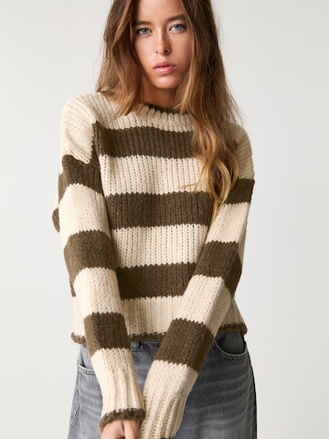 Pull-over Pull&Bear en beige