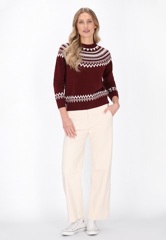 Pull-over DreiMaster Maritim en rouge