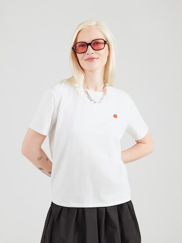 Maglietta 'Love My Carbs' di Blutsgeschwister in bianco