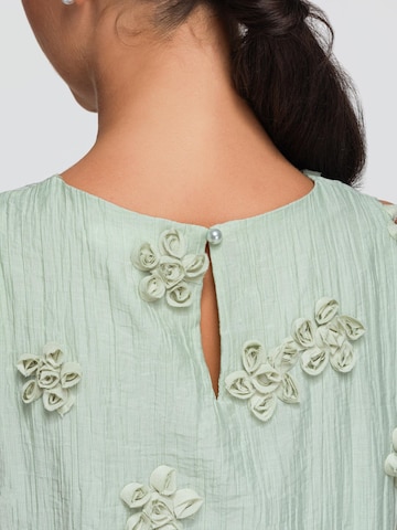 Camicia da donna di Ombre in verde
