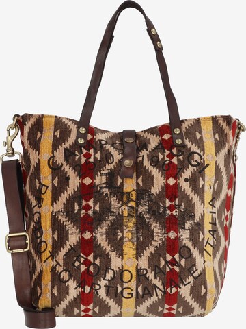 Campomaggi Shopper 'Genziana' in Mixed colors: front