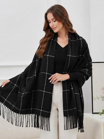 alberto cabale Scarf 'Line' in Black